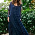 We are HAH Mama C Navy Lace Panel‎ Dress Blue Photo 0