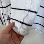 Habitat  White Black Striped Cotton Slouchy Blouse Womens S Lagenlook Oversized Photo 5