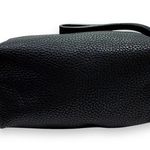 Armani Exchange NWT Pebbled Leather Black Small Beauty Case Wristlet Bag Photo 6