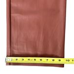 NEW House of Harlow 1960 Brown Vegan Leather Wide Leg High Rise Trouser Pants 10 Photo 3