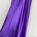 Victoria's Secret Vintage 90s Victoria’s Secret Purple Satin Lace Midi Slip Dress Slit Sz XS Y2K Photo 13