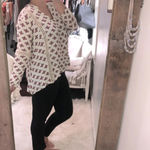 belle du jour  size large floral boho crochet top Photo 2