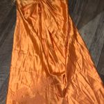 ZARA  Woman Collection Orange
Jacquard Halter boho Dress NWT party resort 189$ Photo 8