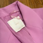 Mango NWT Tailored Blazer with Turn Down Sleeves PINK size small spring Photo 7