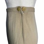 Vintage 50s Beige Knit Wool Skirt & Top Set 36PE Photo 7