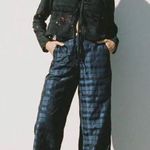 Ciao Lucia Pietro Woven Taffeta Pant Sapphire Womens Blue Size Small Made in La White Photo 0