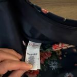 NWOT Cath Kidston Matt Oilcloth Multi Pocket Backpack in navy rose Photo 4