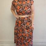 Haute Hippie Floral Print Skirt Set - Size 16 Photo 0