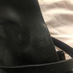 ZARA  Black Suede Leather Cross Body Purse Gold Hardware Interior Pockets Buckle Photo 7