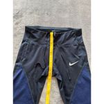 Nike  Women's Dr-Fit Running Leggings‎ Reflective Mesh Navy Blue Size Xs Photo 5