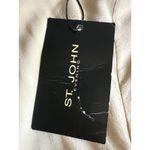 St. John Evening Pants Womens 14 Light Gold Silk Blend Wide Leg Palazzo Side Zip Photo 1