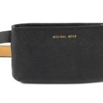 Michael Kors  nwt Leather Logo Belt Bag Black  Logo Charm Size Small / Medium Photo 10