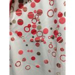 IZOD  perform Basix cool FX Large womens sleeveless golf shirt zip front print Photo 2