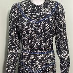 Coach NEW  1941 Black & White Yoke Long Sleeve Dress size 0 Photo 3