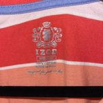 IZOD  Striped Polo White/Coral​ Photo 5