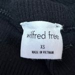 Aritzia Wilfred Free Women's Black Long Sleeve V-Neck Henley T Shirt Tee Top XS Photo 2