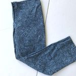 J.Jill  Cropped Pants 12 Blue Straight Leg Cotton Blend Casual Front Zip… Photo 2