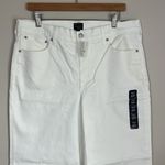 J.Crew Tall Wide Leg Jean in Everyday Stretch Size 32T White BR053 New Photo 2