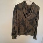 Knox Rose Tie Dye Hooded Sweatshirt Green Camo Photo 7