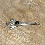 Sterling Silver Black Onyx 925  Drop Pendant Photo 9