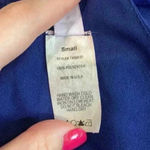 Alya  dark royal blue tank top in size small Photo 3