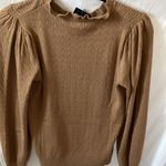Adrianna Papell NWT~: Camel colored Cable knit high hem sweater- size M Photo 8