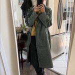 Women's or men’s army Green Trench Coat size 36R Photo 4