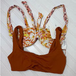 l*space NWT L Lizzie & CAMELLIA Underwire Floral Bikini Top Bundle of 2 Size S Photo 0