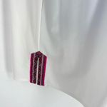 Soft Surroundings Avisa UPF swim coverup white notched neck embellished detail Photo 7