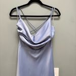 Showpo Soft Petal Cowl Crossover Back Midi Dress in Cornflower Blue 6 Photo 6