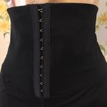 Black High Waist 4.5” Inseam Biker Short With Waist Trainer Size L Size L Photo 2