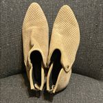 Adam Tucker  Tan Perforated Ankle Boots Photo 1