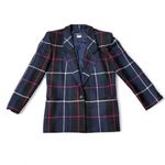 Giorgio Armani Vintage  Plaid Wool Blazer Photo 3