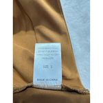 ACOA Bralette Crop Top Women's Small Brown Strappy Twisted Front Elastic Back Photo 4