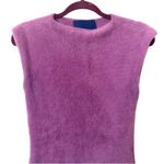 SIMON MILLER Runa Fuzzy Midi Sweater Dress‎ Purple XS Photo 4