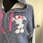 Disney ‎ Parks Embroidered Minnie Mouse Hooded Zip Up medium vacation travel Photo 1