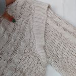 Like Love size small cream sweater knit ruffle casual cute Photo 3