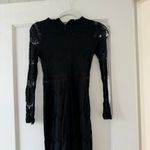 Love x Design Women’s Long Sleeve Black Lace Cocktail Dress Size XSmall EUC Photo 4