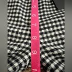 The Kooples Check-Pattern Wool-Blend Trousers FR Size 36/US 4 NWT Black/White Photo 9