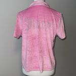 Juicy Couture Pink Velour Pajama Sleepwear Shorts and Top Set Women's Large Photo 6