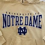 Champion Notre Dame butter yellow hoodie Photo 1