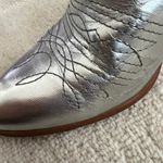 Silver Cowboy Boots Size 8 Photo 4