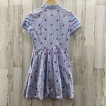 Draper James Cherry Girl Orchard Shirt Dress Women 4 Blue White Cotton Pockets Photo 6