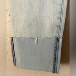 TRACTR Lt Blue Denim Cropped Cuffed Box Jeans Womens Mid Photo 5