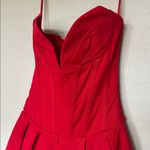 House Of CB ‎ 'Lady' Scarlet Strapless Midi Dress NWOT Size S A-C Photo 3