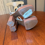 Gianni Bini  Parrish Platform Sandals‎ Heels Size 7.5 White Brown Photo 9