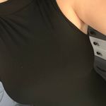 Sleeveless High Neck Romper Black Photo 2