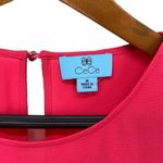 CeCe Pink Ruffle Sleeve Silk Peasant Blouse Top Photo 2