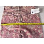 MOTHER Flared Jeans Women's Printed Bootcut Denim Orange Pink Pattern Size 27 Photo 13