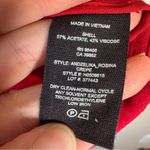 Theory Red Andzelika Rosina Crepe Mini Dress Womens 12 Classic Quiet Luxury NWT Photo 5